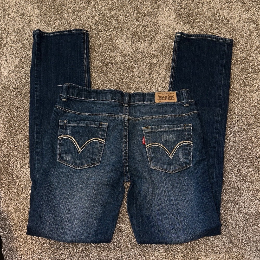 Levi's Kids Dark Blue Skinny Jeans